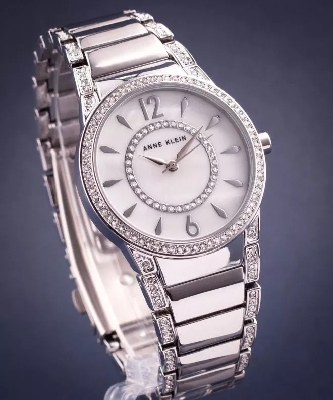 Zegarek damski Anne Klein Swarovski Crystal Accented AK-2831MPSV