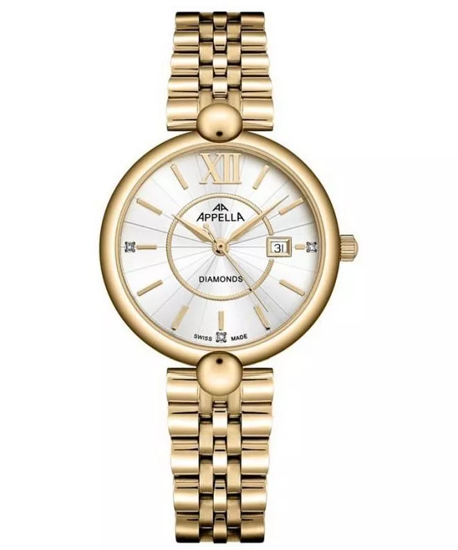 Zegarek damski Appella Classic Diamonds L50011.1163DQ