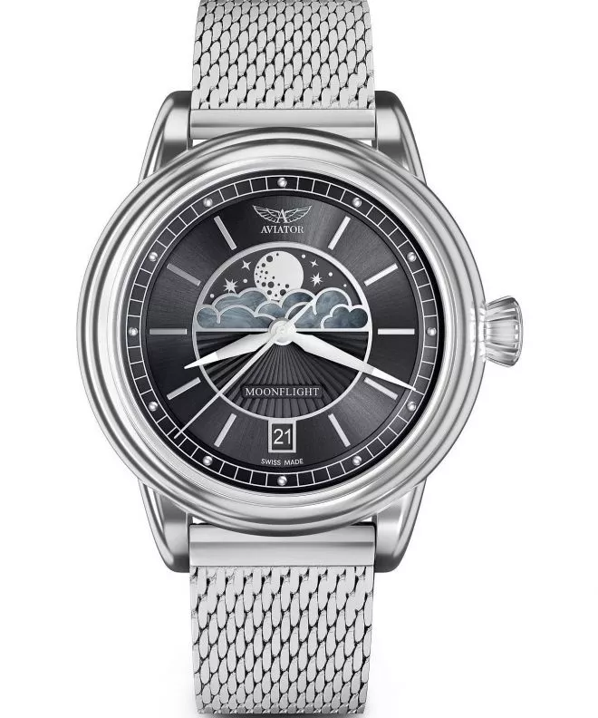Zegarek damski Aviator Douglas Moonflight Limited Edition V.1.33.0.252.5