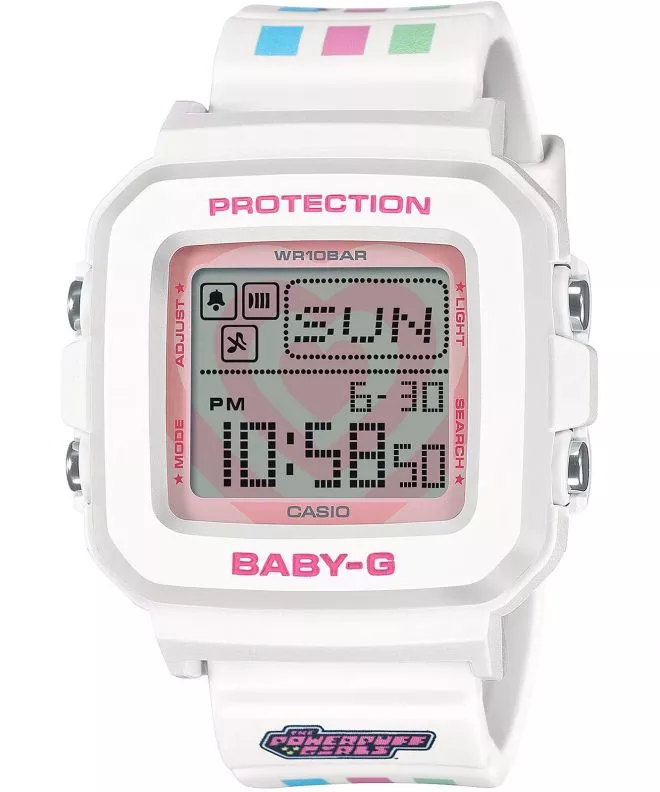 Zegarek damski Casio BABY-G Classic PLUS x THE POWERPUFF GIRLS Gift Set BGD-10KPP-7ER