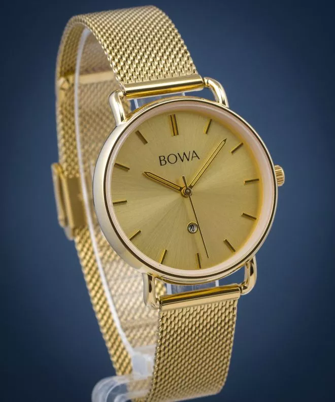Zegarek damski BOWA Milan Full Gold Mesh 34 MI344-44-164M
