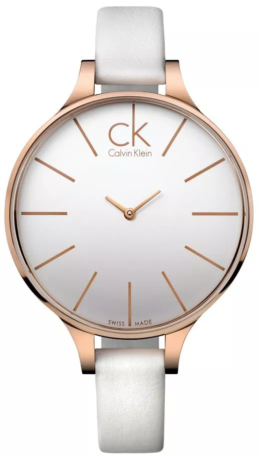 Zegarek damski Calvin Klein Glow White K2B23601