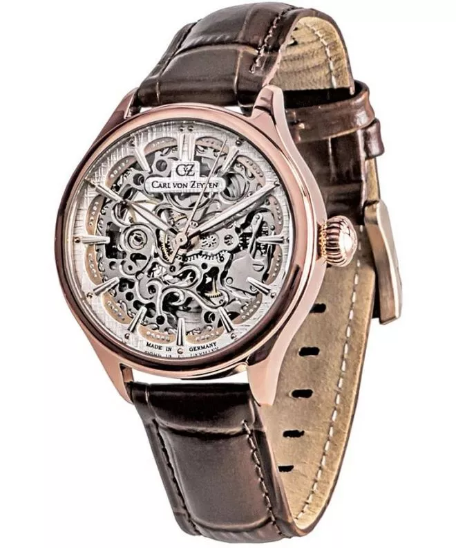 Zegarek damski Carl von Zeyten Horbach Skeleton Automatic Limited Edition CVZ0072RWHS