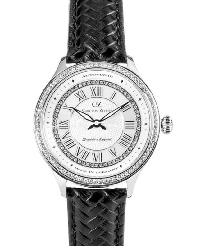 Zegarek damski Carl von Zeyten Hornberg Automatic CVZ0068WHS