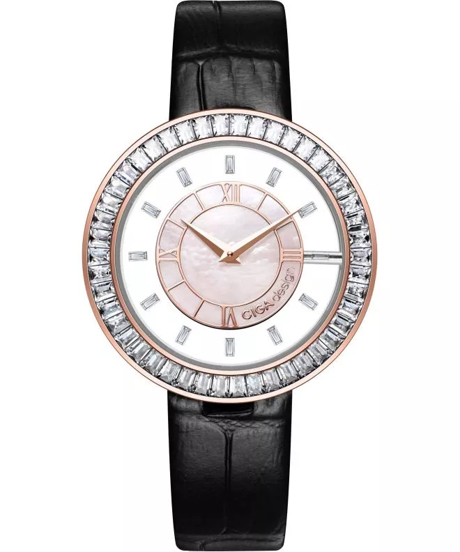 Zegarek damski Ciga Design D Series SPARKLE D022-REWH-1BK