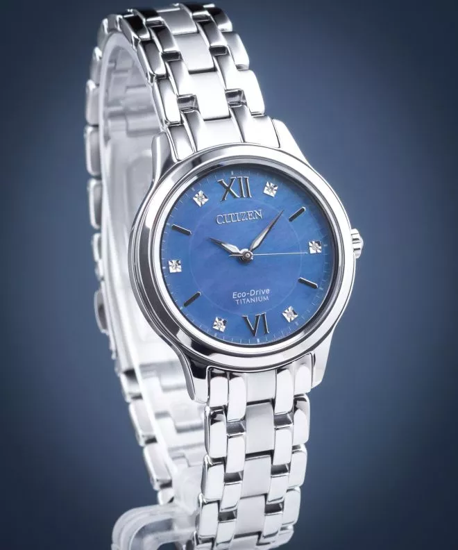 Zegarek Damski Citizen Super Titanium Eco-Drive EM0720-85N
