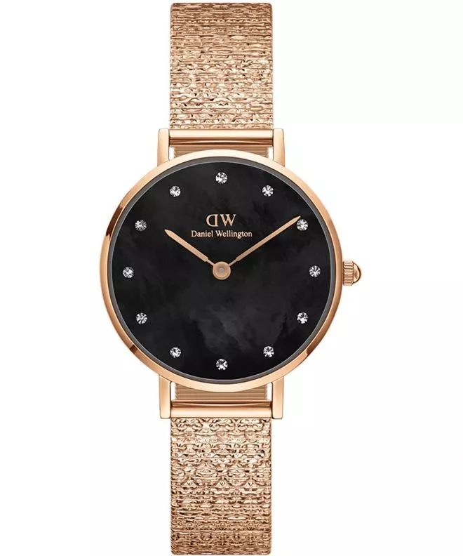 Zegarek damski Daniel Wellington Petite Lumine Pressed Piano Rose Gold 28 DW00100591