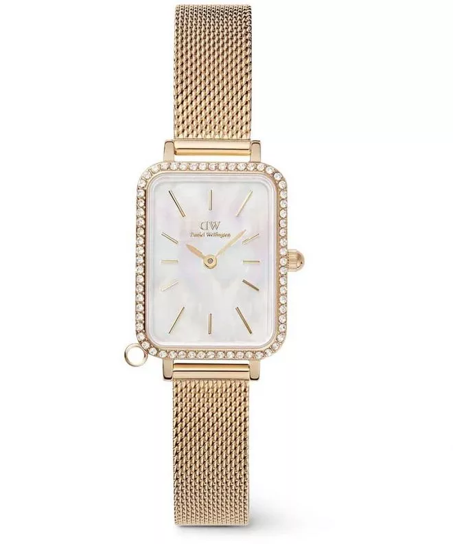 Zegarek damski Daniel Wellington Quadro Crystal Zodiac Evergold 20 DW00100749