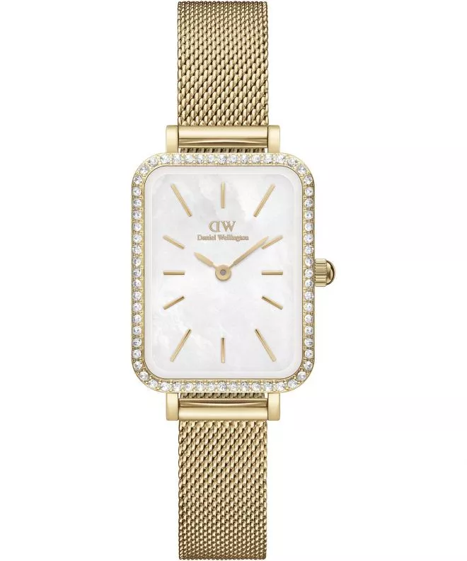 Zegarek damski Daniel Wellington Quadro Lumine Bezel Evergold 40 DW00100668