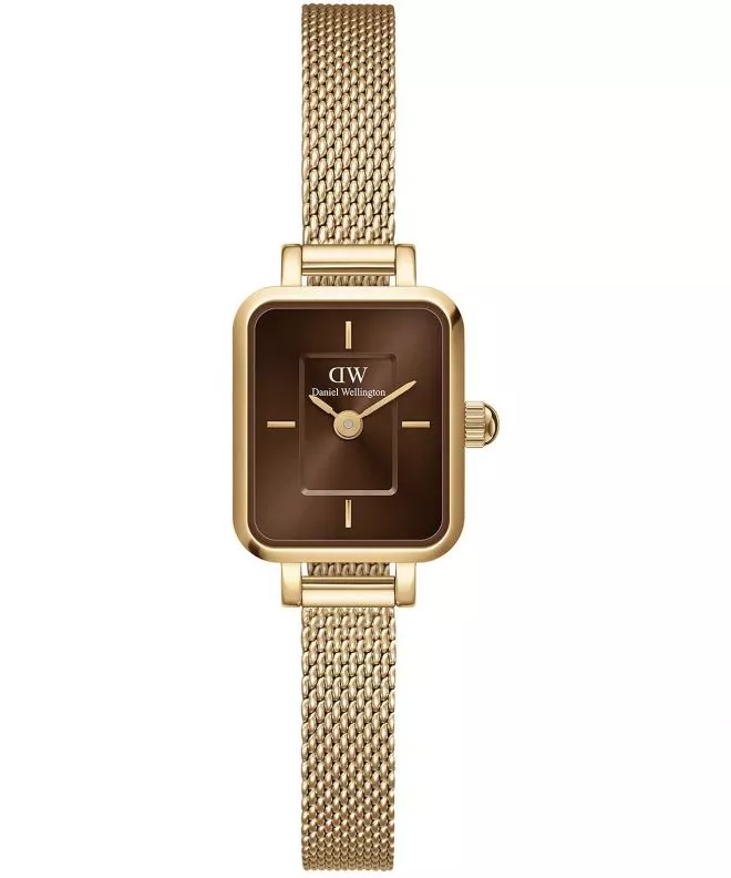 Zegarek damski Daniel Wellington Quadro Mini Evergold Amber 15 DW00100654