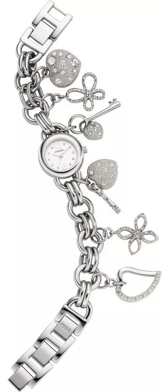 Zegarek damski Fossil Charm Bracelet ES2147