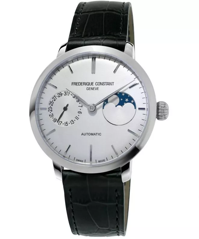Zegarek damski Frederique Constant Manufacture Slimline Moonphase Automatic FC-702S3S6
