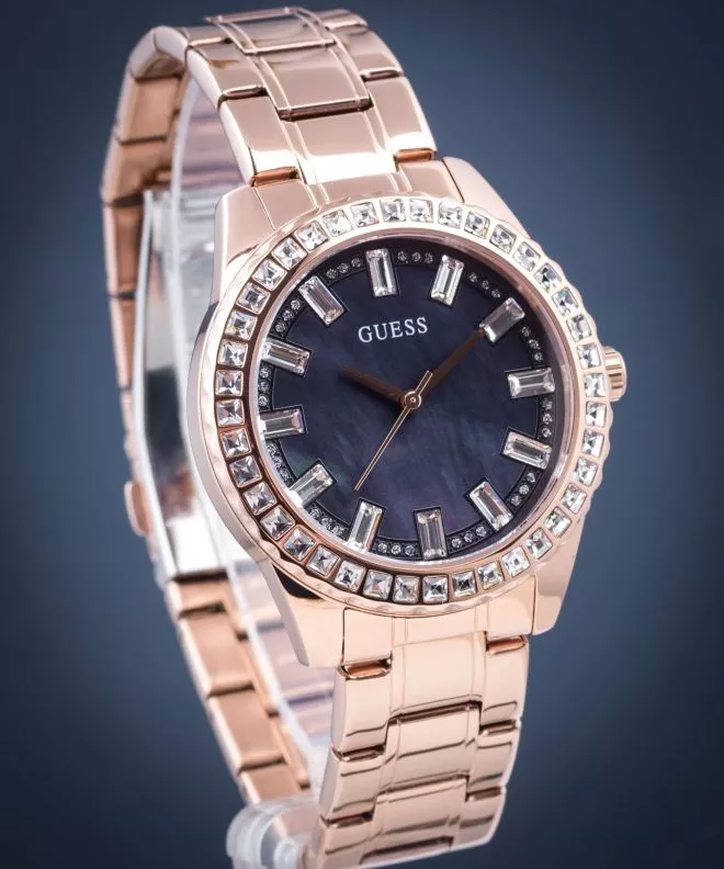 Zegarek damski Guess Sparkler Rose Gold GW0111L3