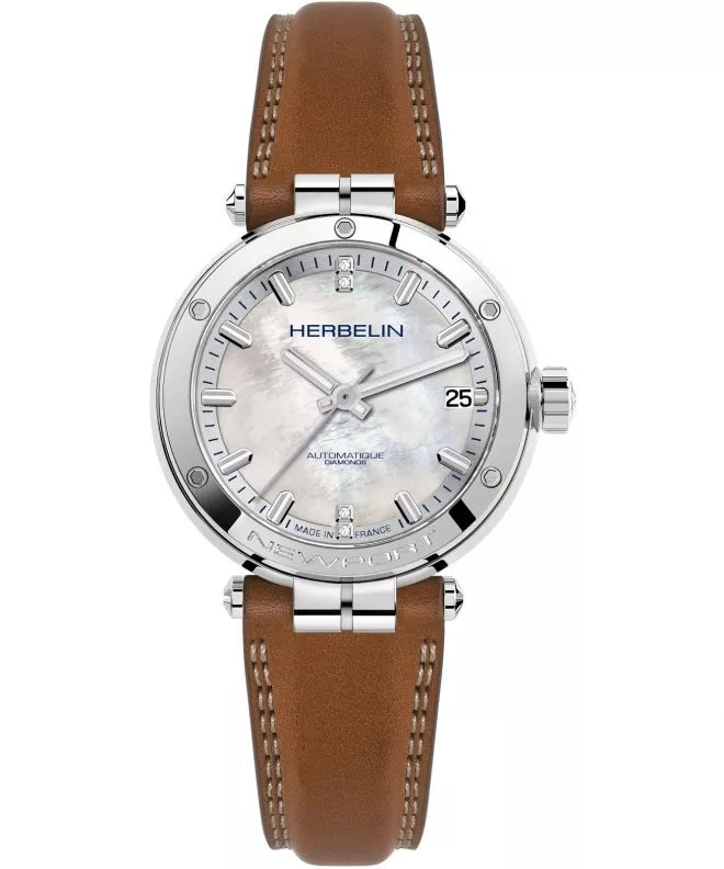 Zegarek damski Herbelin Newport Automatic 1658AP89GD (1658/89GO)