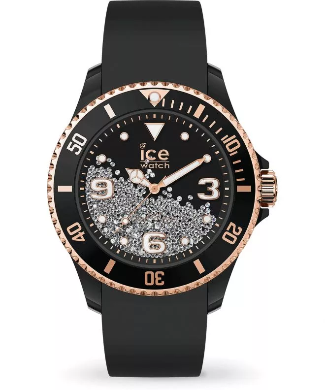 Zegarek damski Ice Watch Ice Crystal Black Rose-Gold M 017249