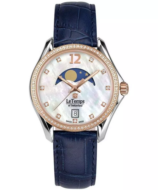 Zegarek damski Le Temps Sport Elegance Moon Phase LT1030.46BL53