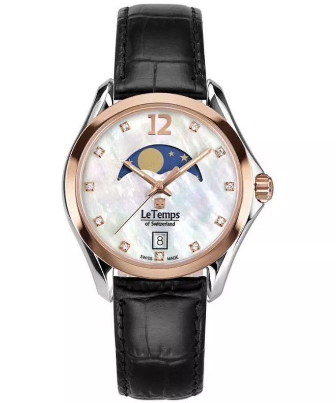 Zegarek damski Le Temps Sport Elegance Moon Phase LT1030.49BL51