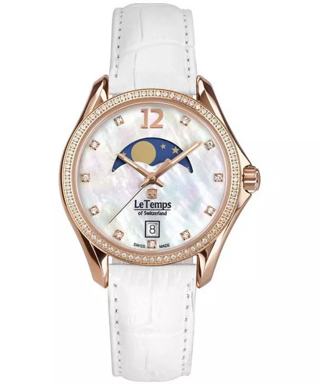 Zegarek damski Le Temps Sport Elegance Moon Phase LT1030.56BL54