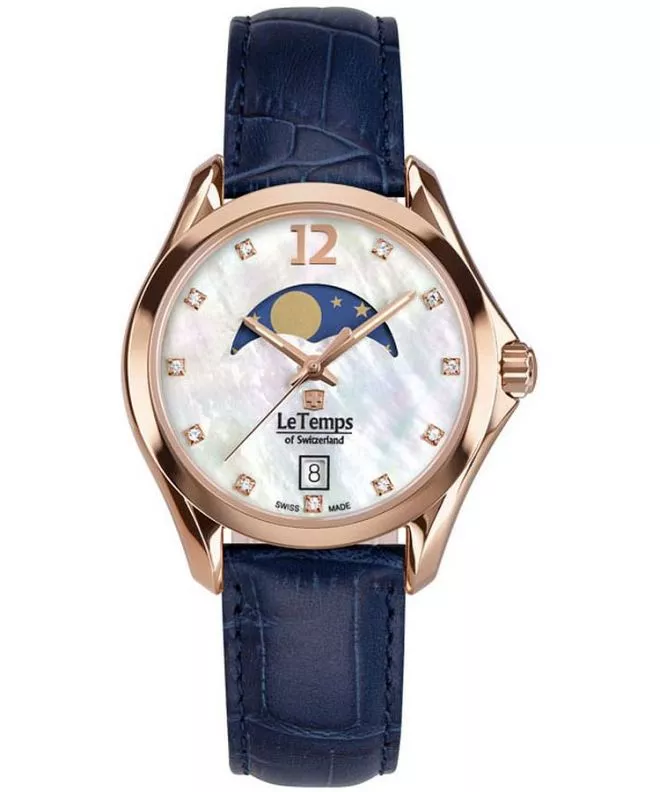 Zegarek damski Le Temps Sport Elegance Moon Phase LT1030.59BL53