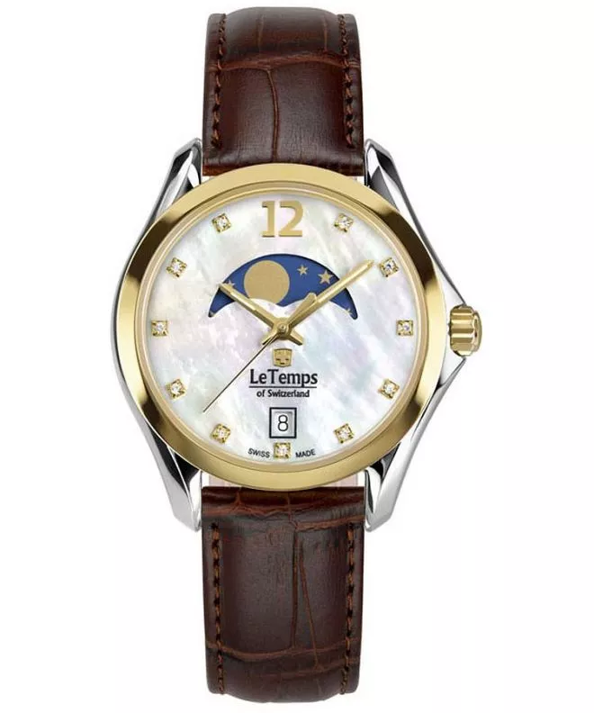 Zegarek damski Le Temps Sport Elegance Moon Phase LT1030.69BL62