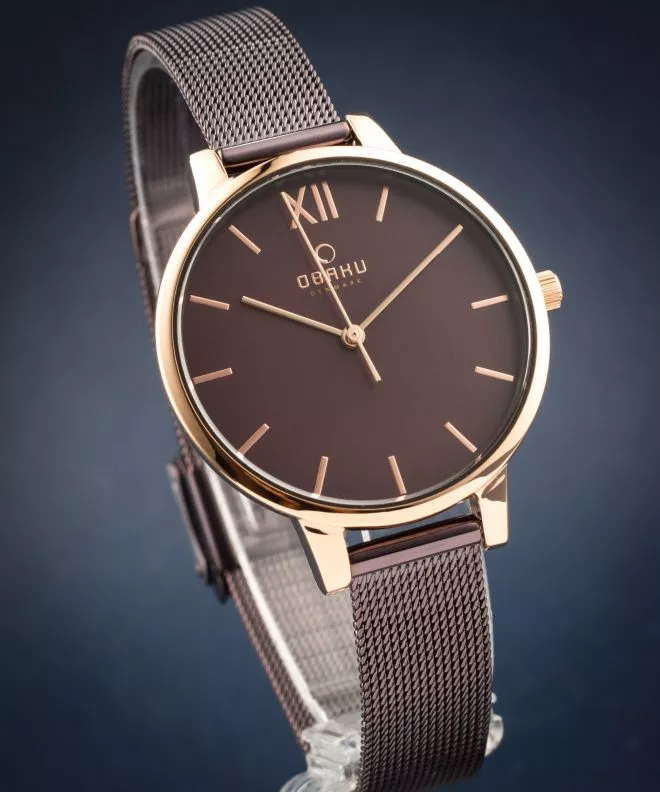 Zegarek damski Obaku Liv Walnut V209LXVNMN