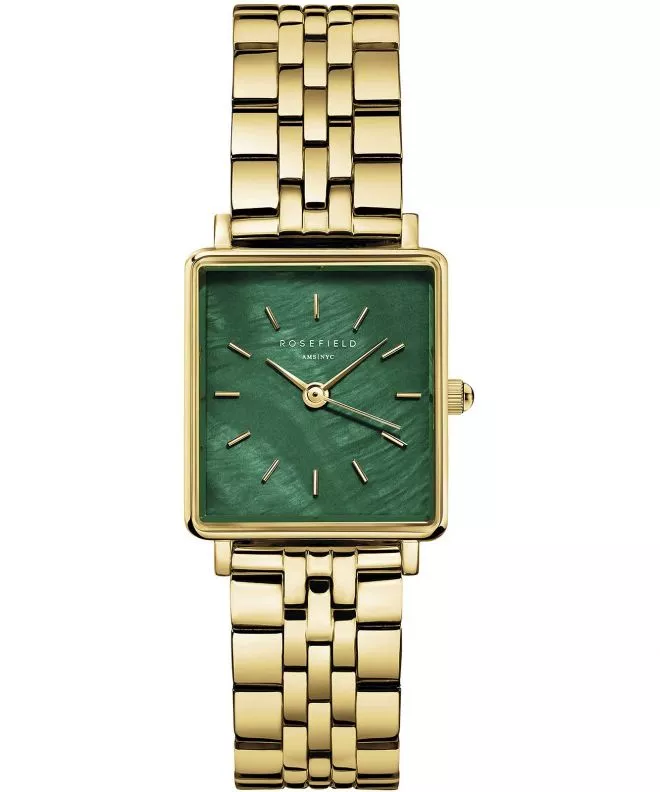Zegarek damski Rosefield Boxy XS Emerald BEGSG-Q050