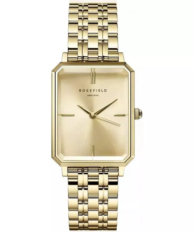 Zegarek damski Rosefield Octagon Champagne OCGSG-O65