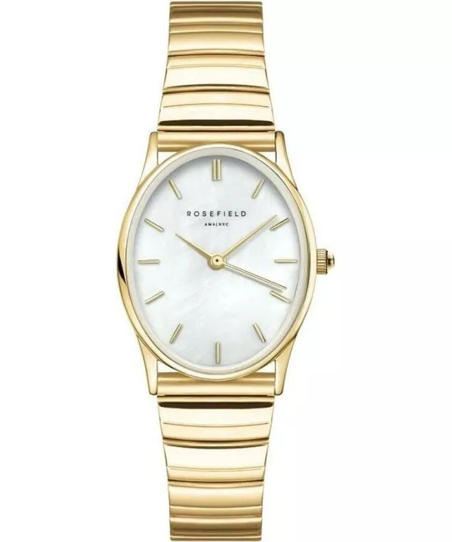 Zegarek damski Rosefield Oval Pearl Gold OVWGSG-OV16