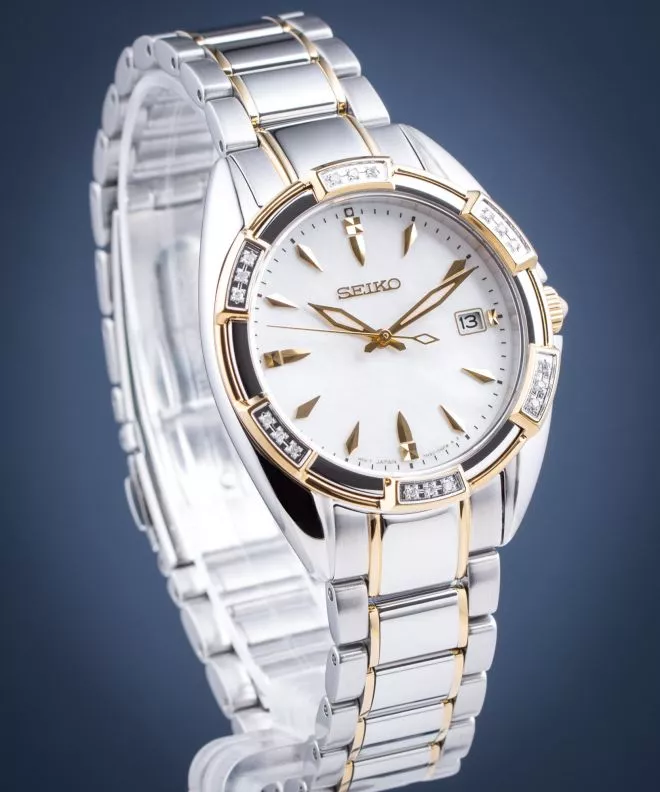 Seiko SKK880P1 - zegarek Ladies Classic Diamonds • Zegarownia.pl