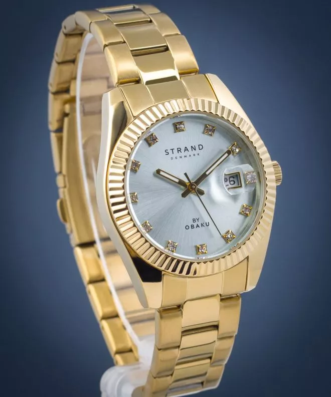 Zegarek damski Strand by Obaku Delmore S721LDGMSG