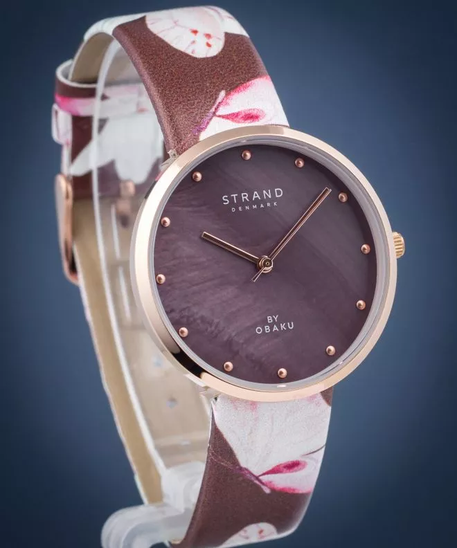 Zegarek damski Strand by Obaku Jolene S700LXVNPN-DJB