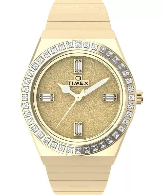 Zegarek damski Timex Q Crystal Beauty TW2W10500