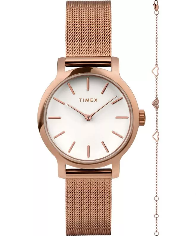 Zegarek damski Timex Transcend Gift Set TWG064100