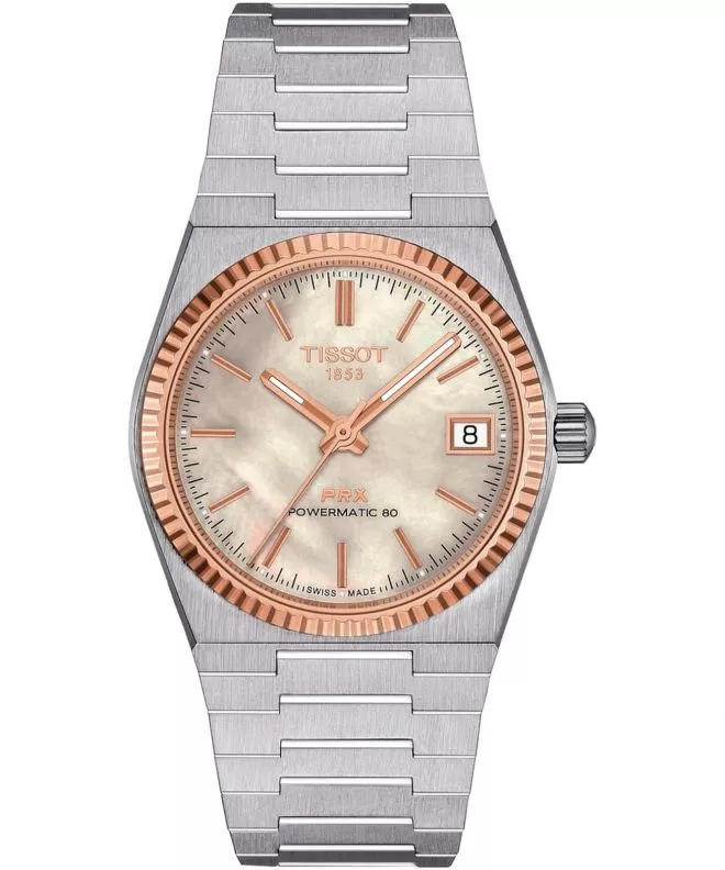 Zegarek damski Tissot PRX Powermatic 80 35mm T931.207.41.111.00 (T9312074111100)