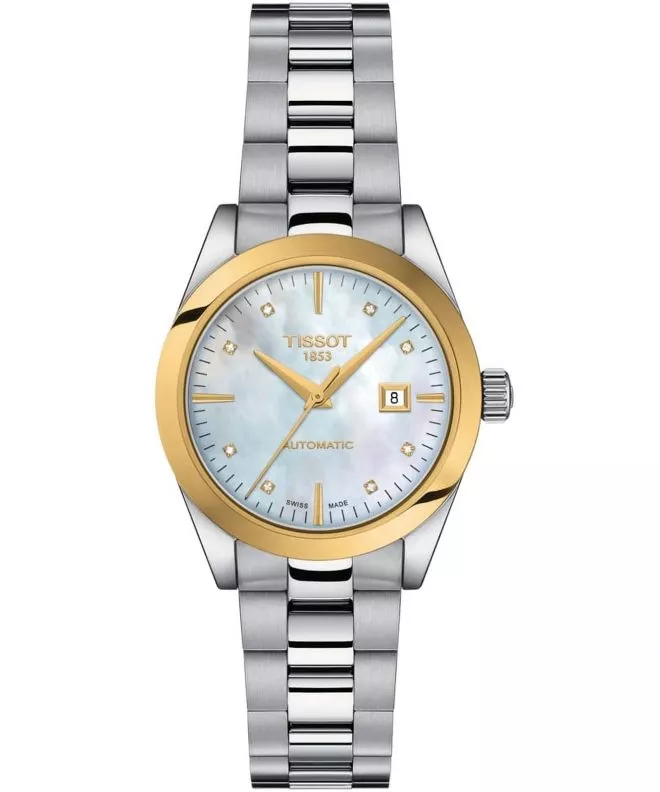Zegarek damski Tissot T-My Lady Automatic 18K Gold Bezel T930.007.41.116.00 (T9300074111600)