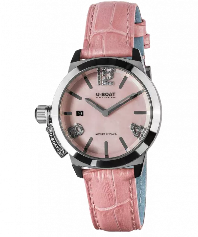 Zegarek damski U-BOAT Classico 38 Pink Mother Of Pearl 8480