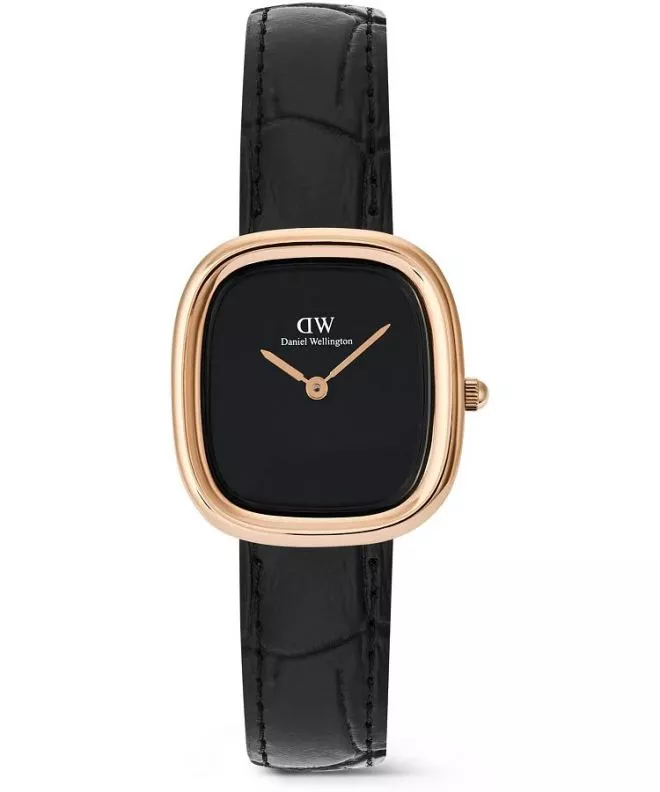 Zegarek damski Daniel Wellington Margot Reading Onyx Ceramic Rose Gold DW00100881
