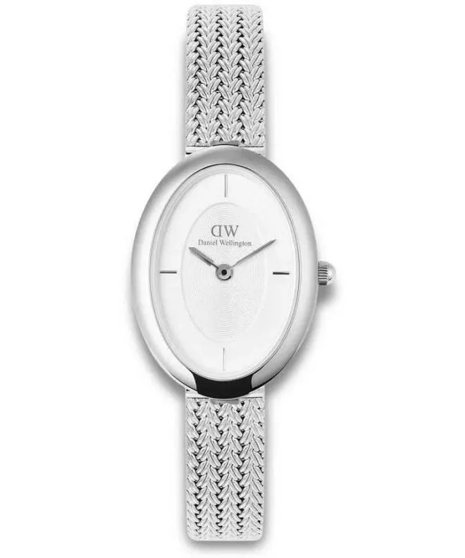 Zegarek damski Daniel Wellington Juliette Braided Mesh White Sunray Silver DW00100884