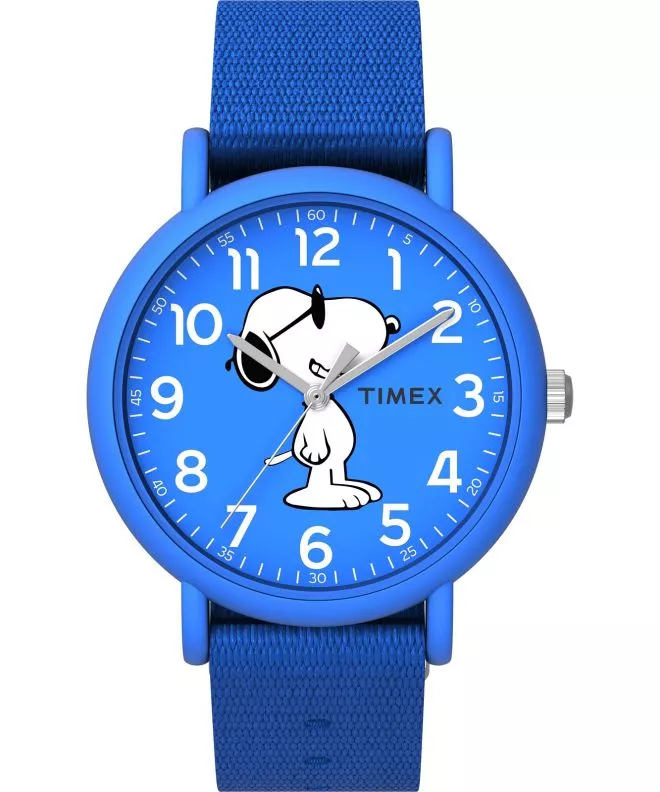 Zegarek dziecięcy Timex Weekender x Peanuts Snoopy 					 TW2T65800