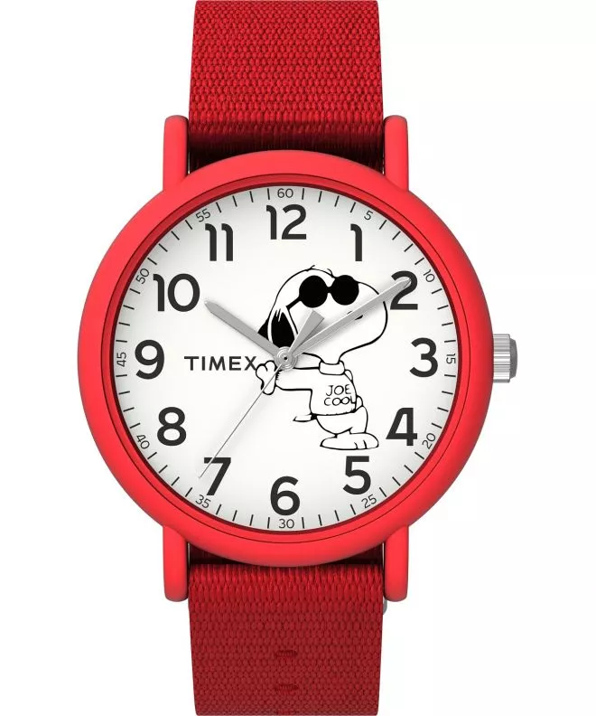 Zegarek dziecięcy Timex Weekender x Peanuts Snoopy 					 TW2T66000