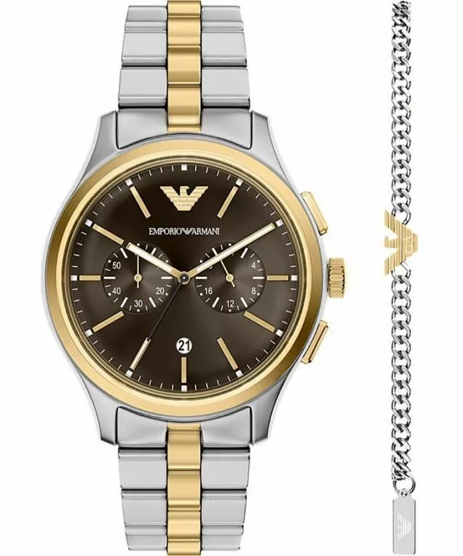 Zegarek męski Emporio Armani Dario Chronograph AR80084SET