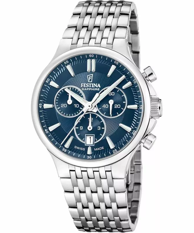 Zegarek męski Festina Classic Chronograph F20093-2
