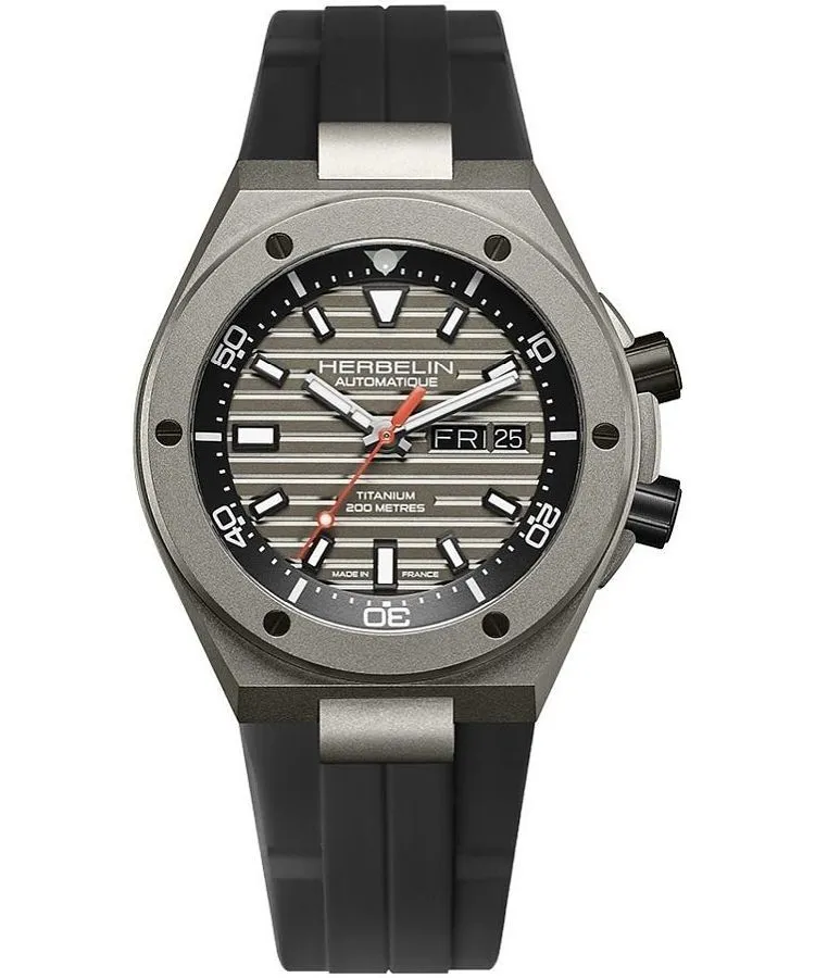 Zegarek męski Herbelin Cap Camarat Automatic Titanium 1745TITICA