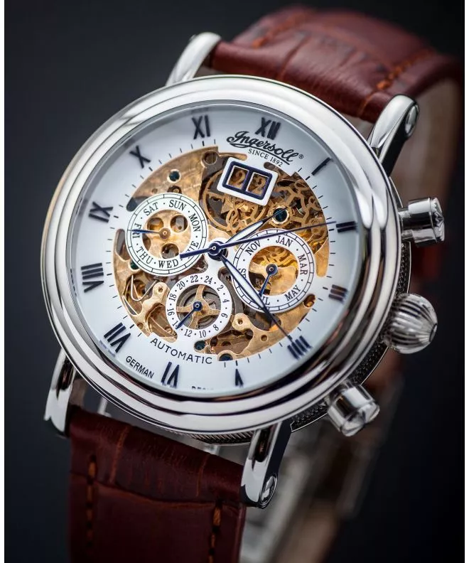 Zegarek męski Ingersoll Automatic Gandhi IN2700WH