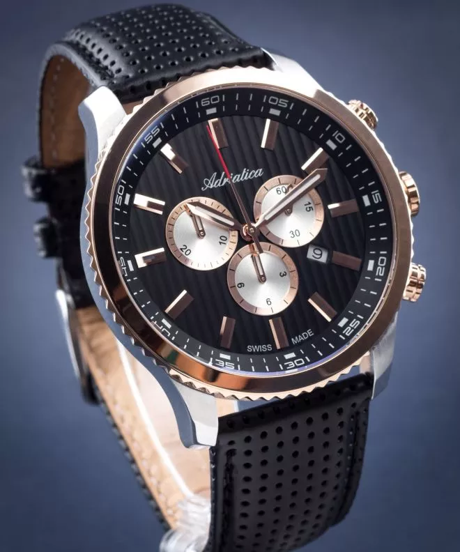 Zegarek męski Adriatica Chronograph A8163.R214CH