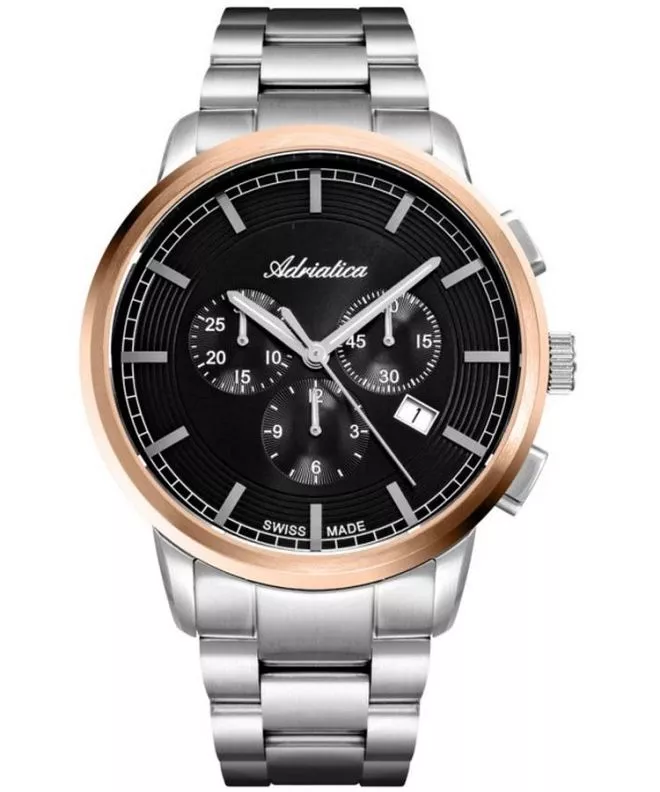 Zegarek męski Adriatica Classic Chronograph A8307.R114CH