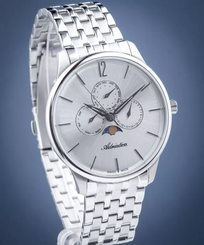 Zegarek męski Adriatica Moon Phase A8269.5153QF