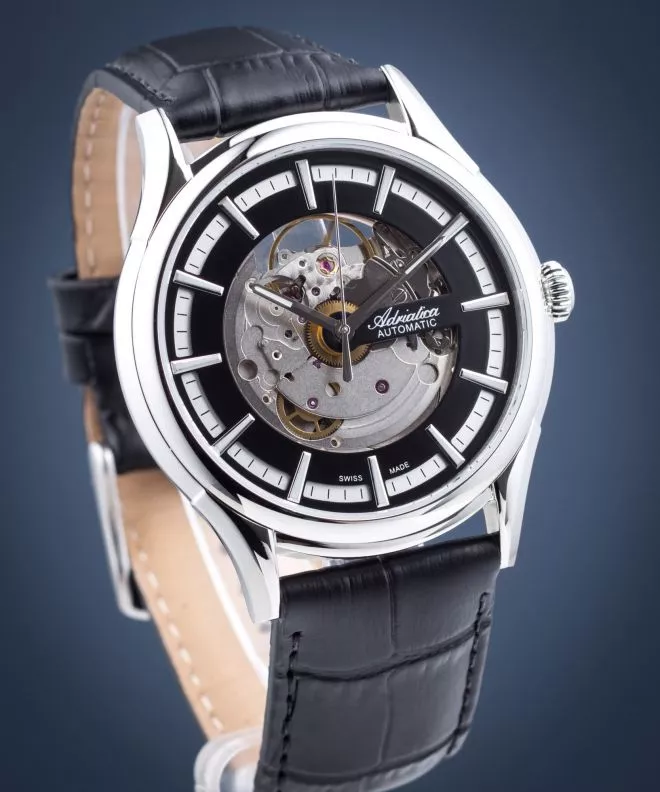 Zegarek męski Adriatica Skeleton Automatic A2804.5214WAS
