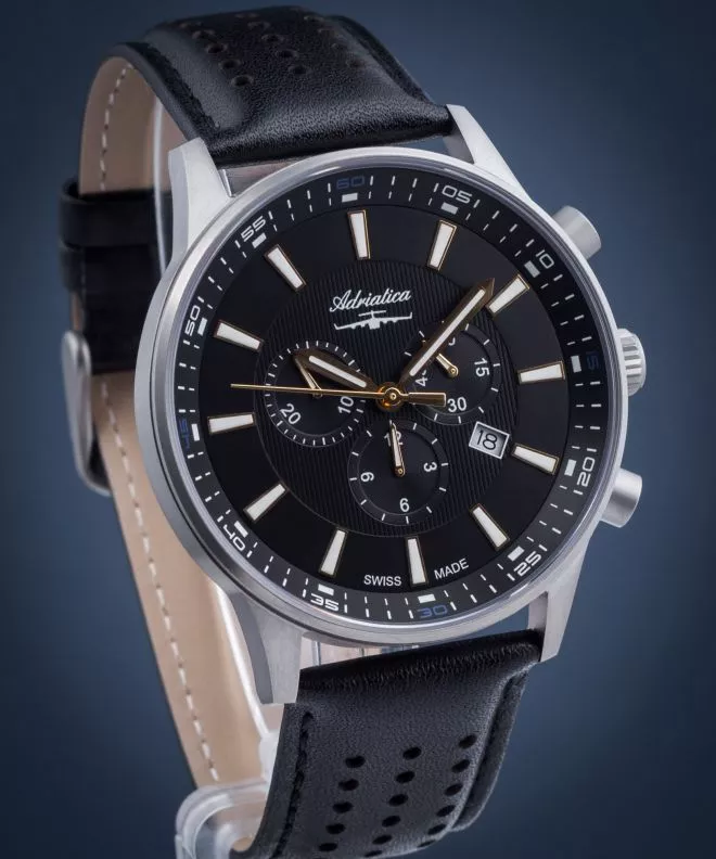 Zegarek męski Adriatica Titanium Chronograph A8281.42G4CH1