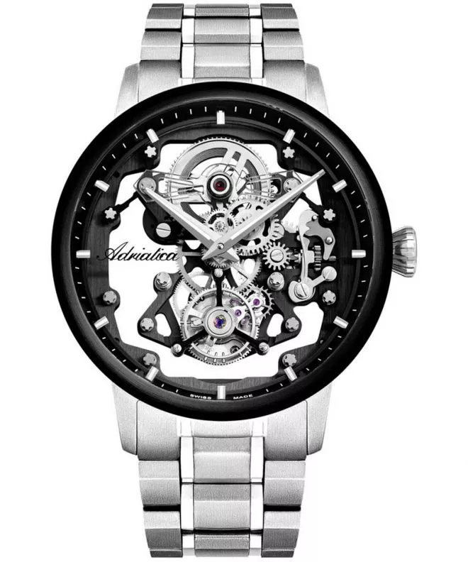 Zegarek męski Adriatica Tourbillon Skeleton Limited Edition A8888.4114M (8888.4114M)